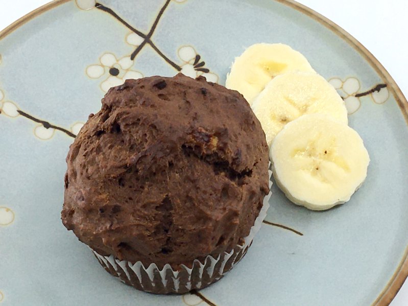 Lecker Bentos und mehr: Schokoladen-Bananen-Muffins ohne Zuckerzusatz