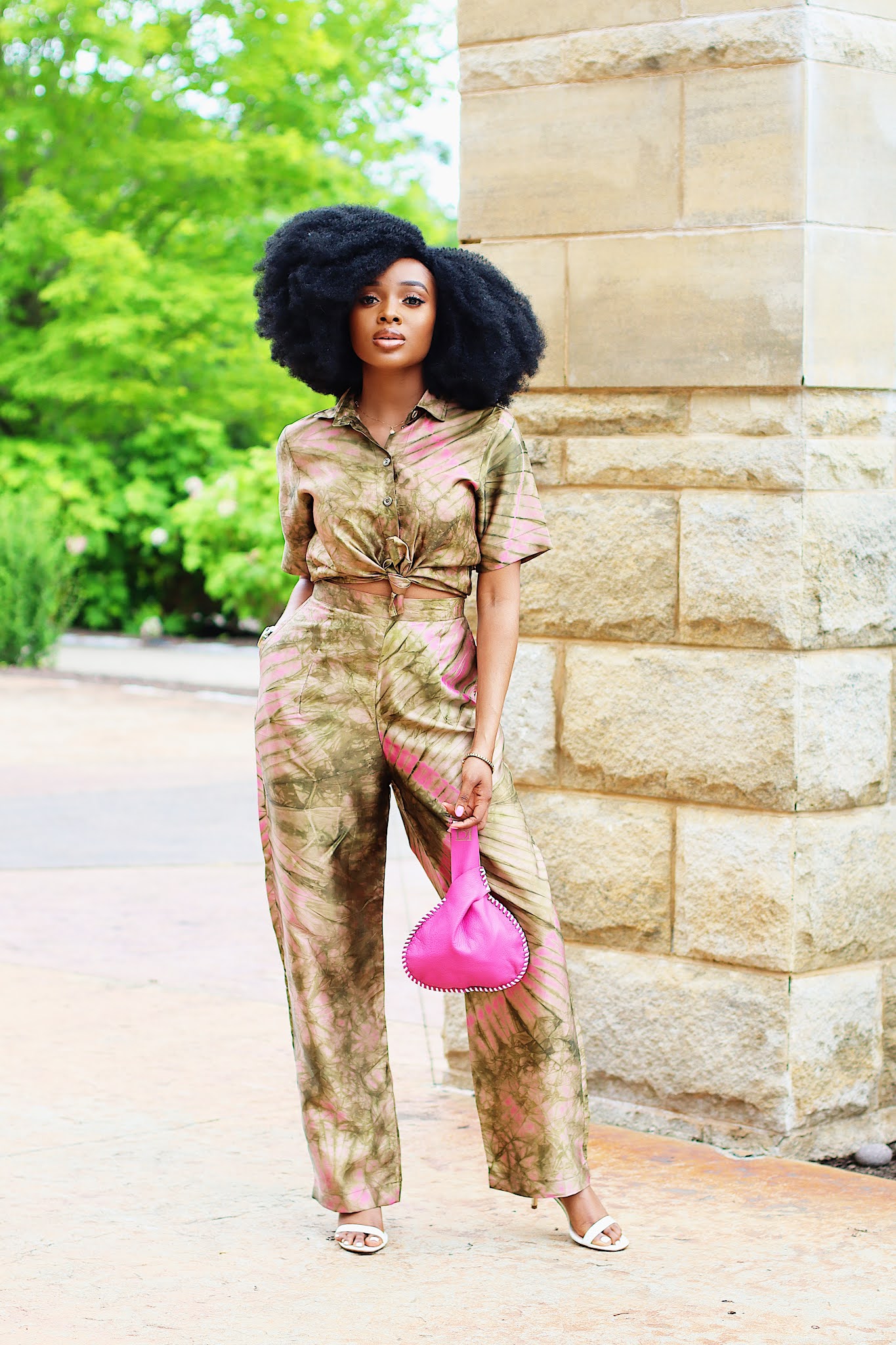 silk two piece set