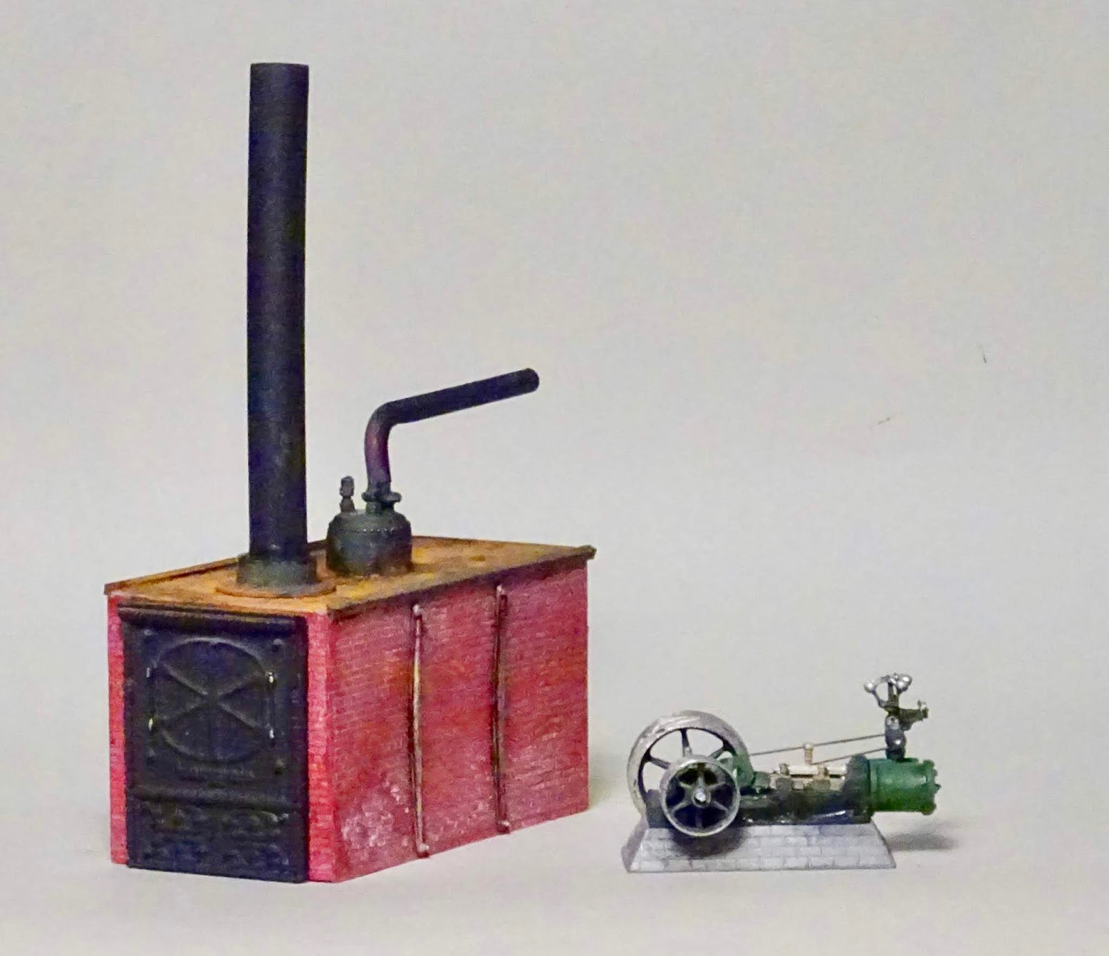 Model Railroad Minutiae Steam engine & boiler