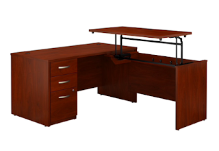 bush business furniture series c elite l-desk