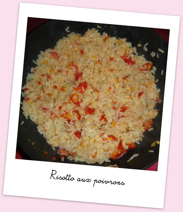Cuisine et cetera ! Risotto aux poivrons