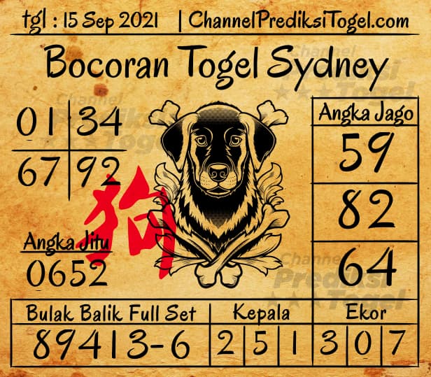 Bocoran Togel Sydney
