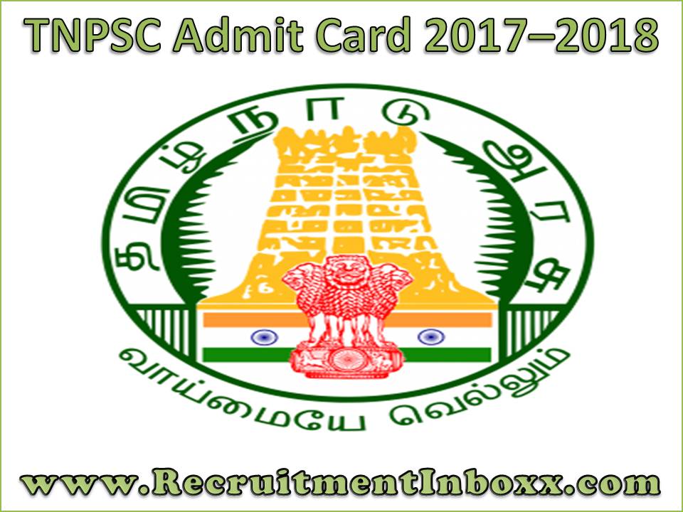 TNPSC Admit Card