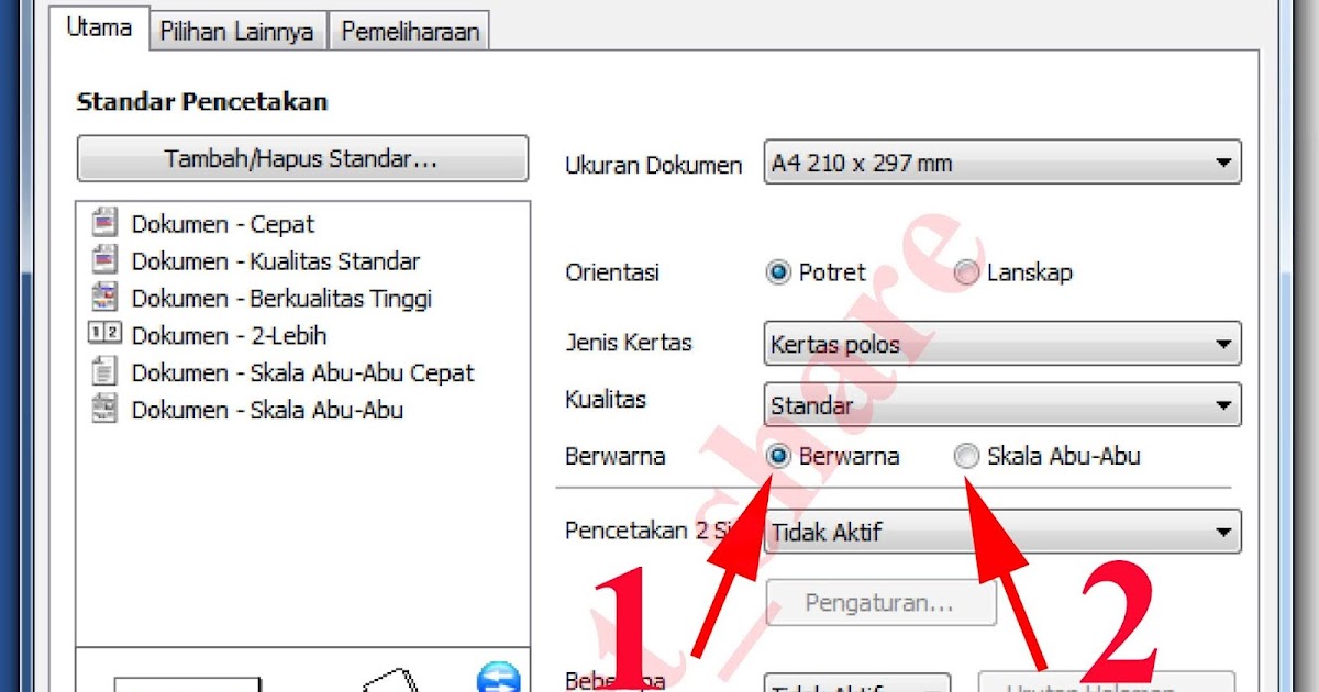 Cara Print Full Kertas A4 Di Printer Hp cleaningservice
