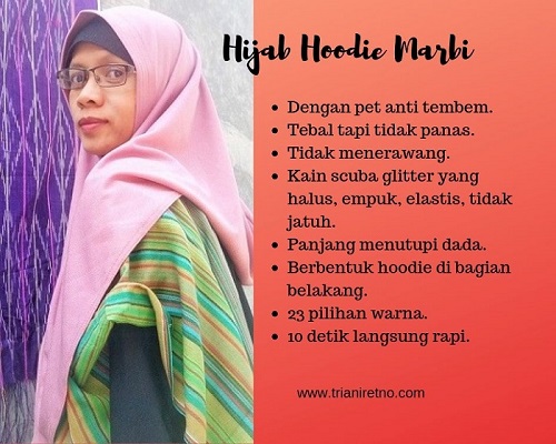 hijab hoodie marbi