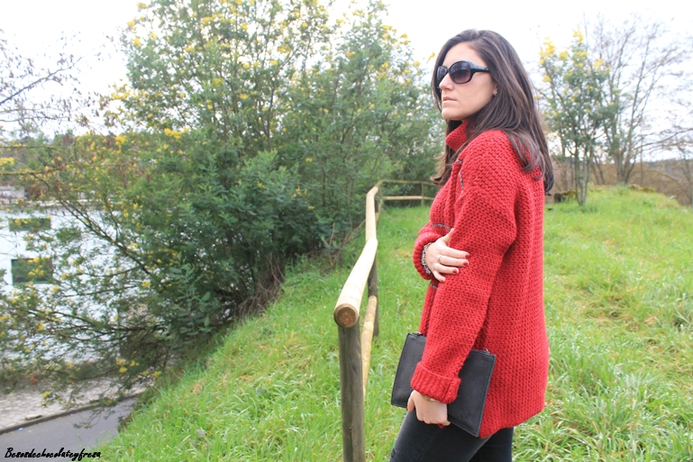 red-sweater