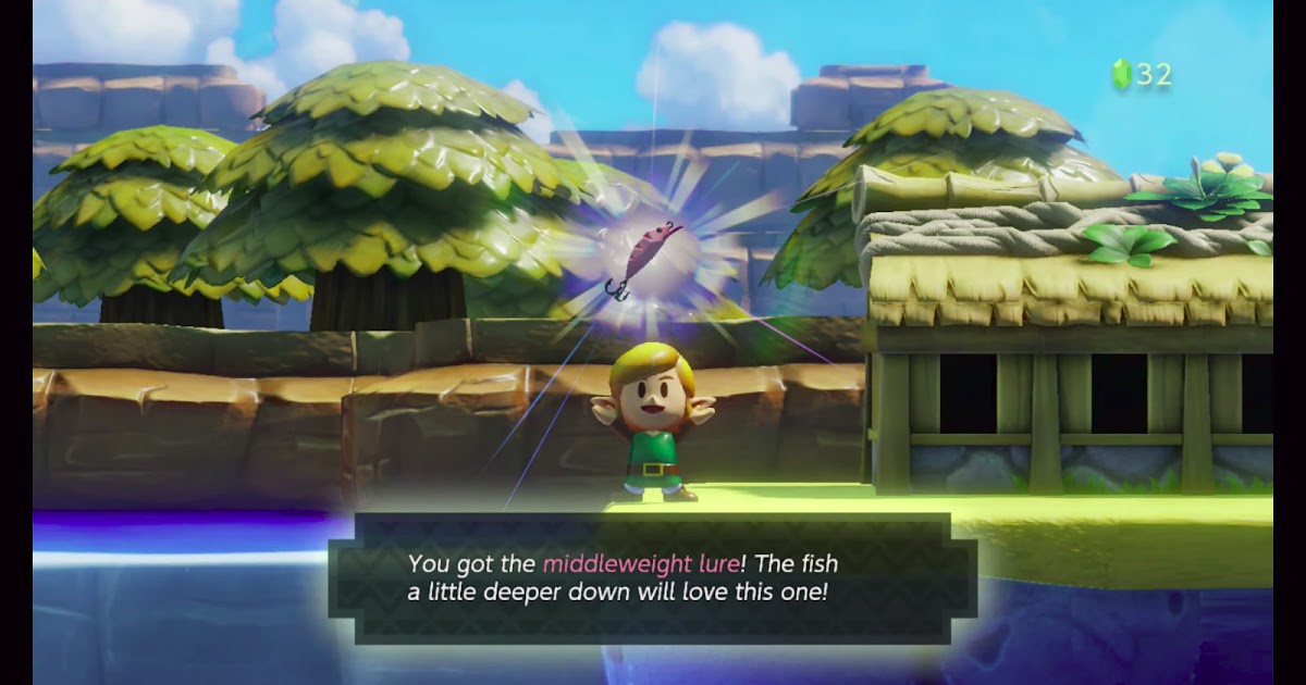 Hyrule Blog The Zelda Blog Link's Awakening Remake Enhanced Fishing