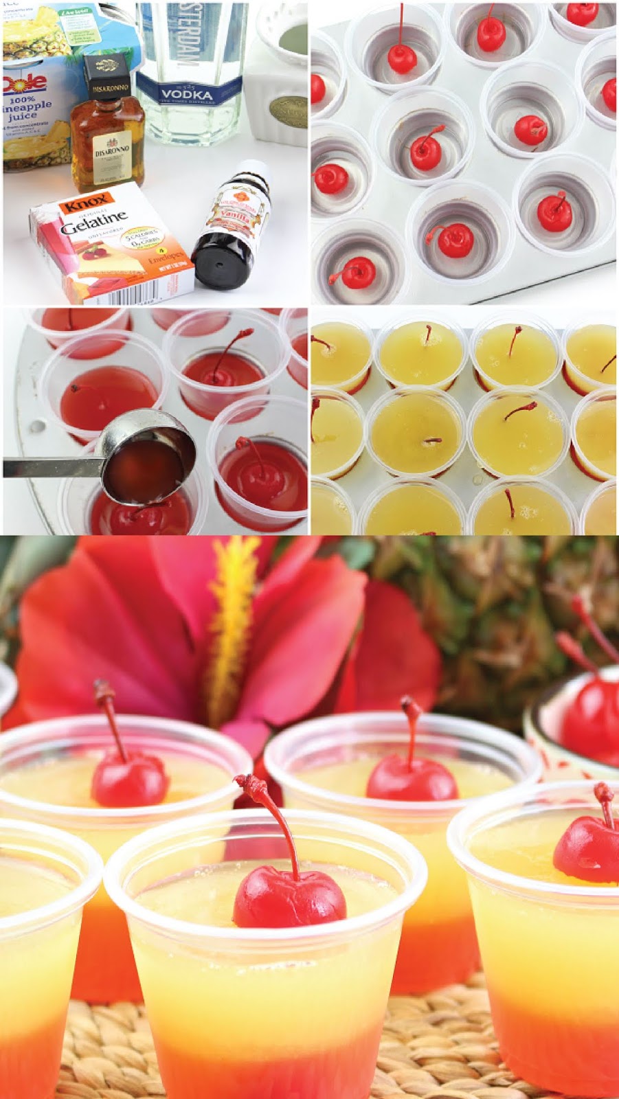 Pineápple UpsideDown Jello Shots Recipe Spesial Food
