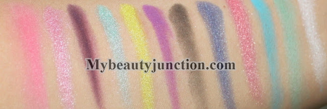 Swatches and review of Sleek iDivine Candy Collection eyeshadow palette 