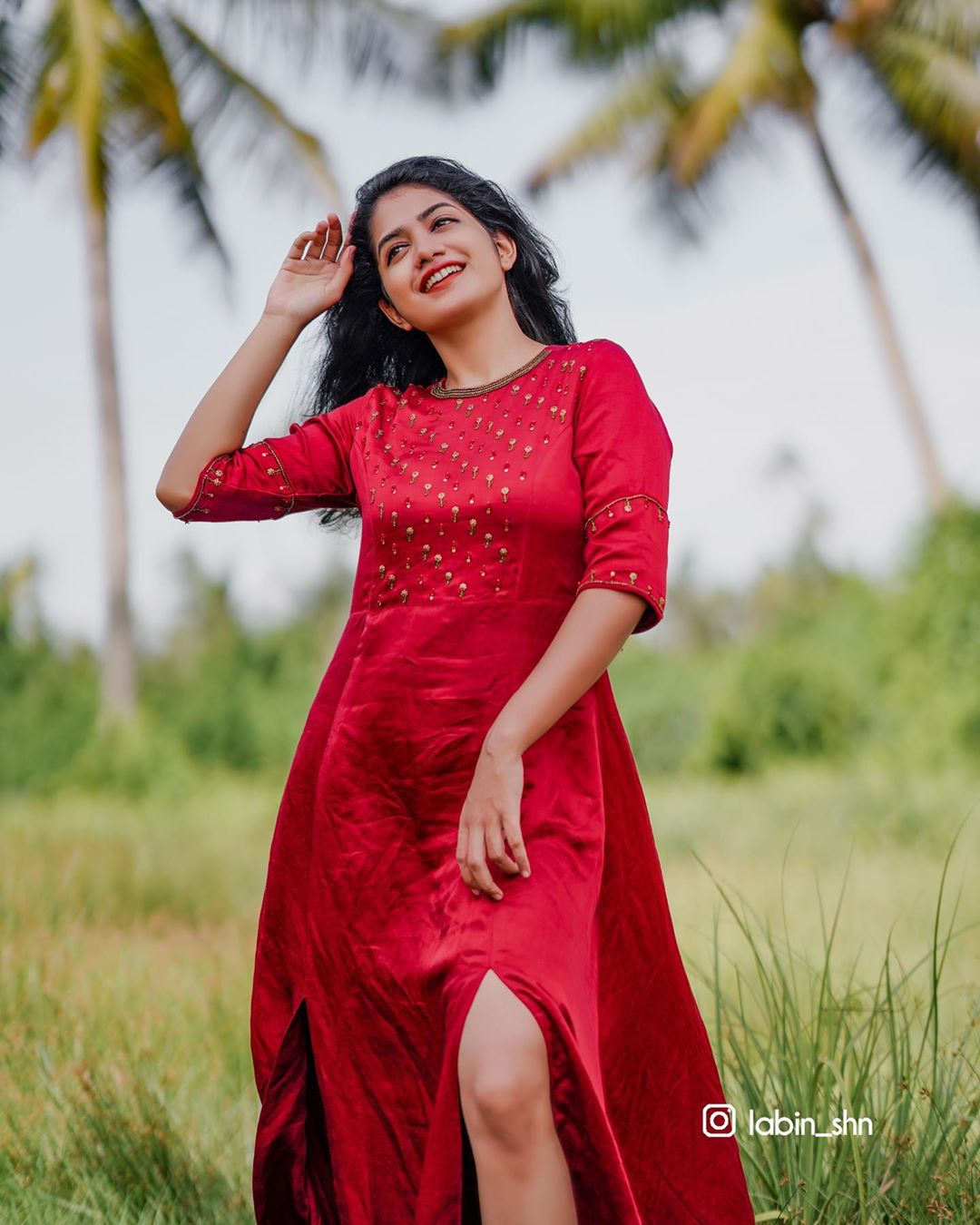 Anarkali Marikar Latest Hot Photoshoot in Red Dress