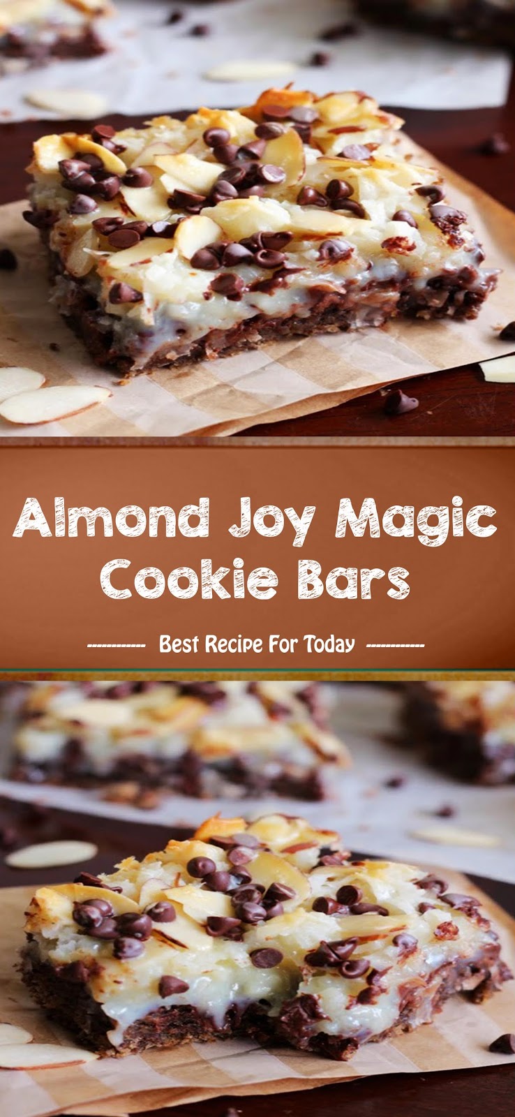 Almond Joy Magic Cookie Bars Healthy Recipes