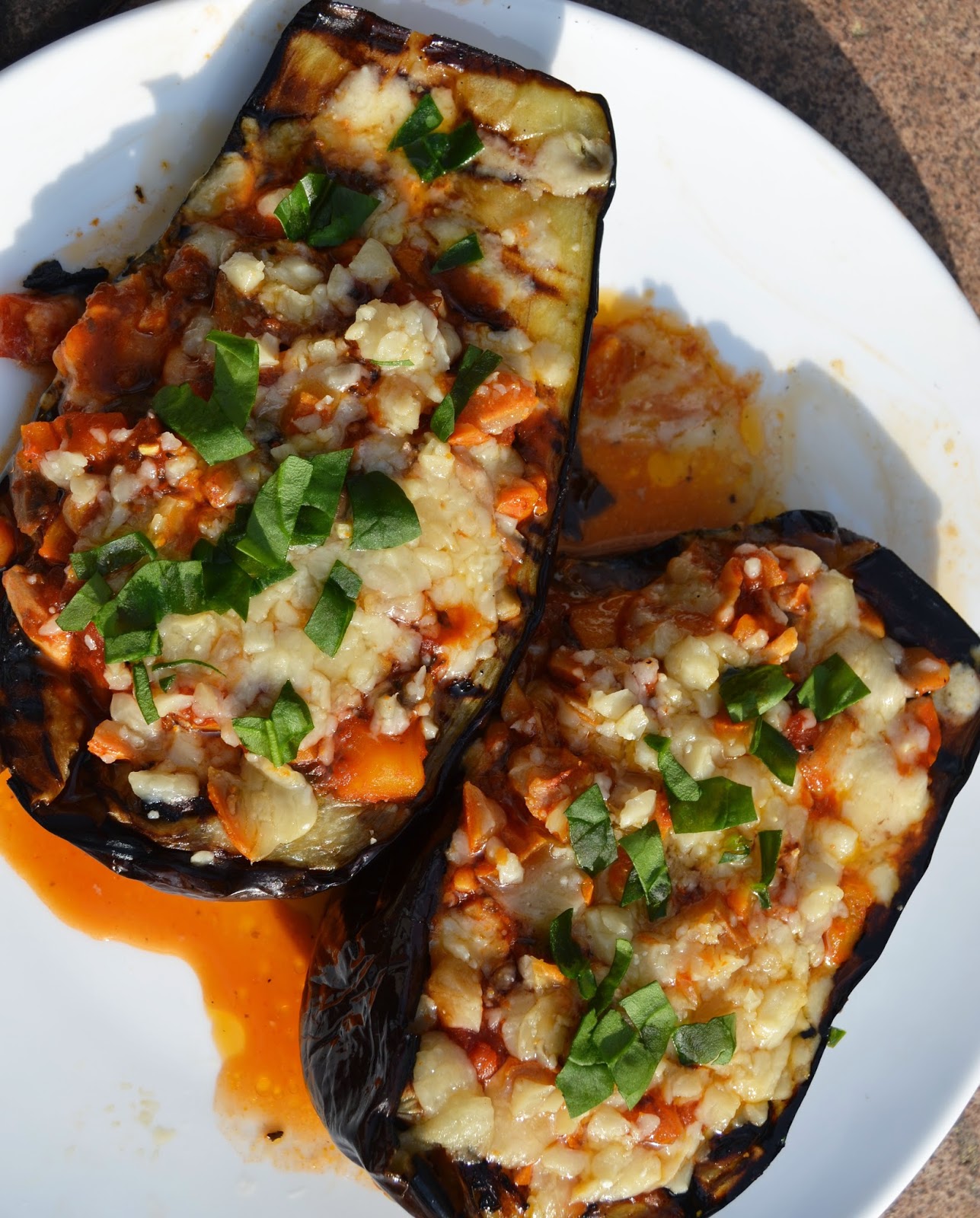 Grilled Eggplant Parmesan Boats The Nutritionist Reviews
