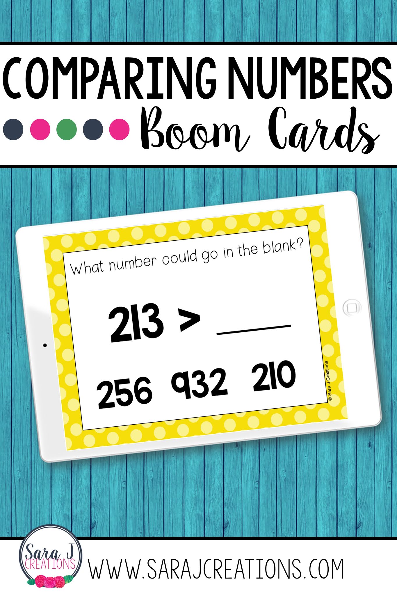 Make digital learning fun with these engaging, no prep Comparing Numbers Boom Cards. These digital task cards are perfect for remote learning but can also be used in a traditional classroom on devices such as ipads, tables, Chromebooks, smartboards, and more. Designed for 2nd grade, these place value task cards include numbers up to 1,000.