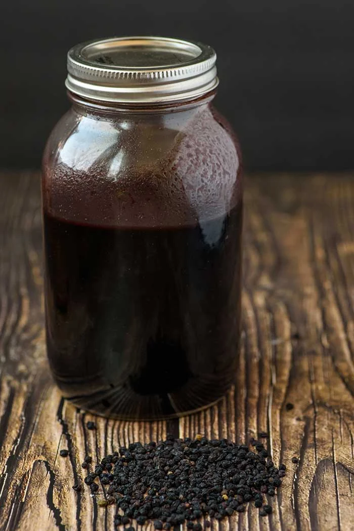 Instant Pot Elderberry Syrup With Dried Elderberries Koti Beth