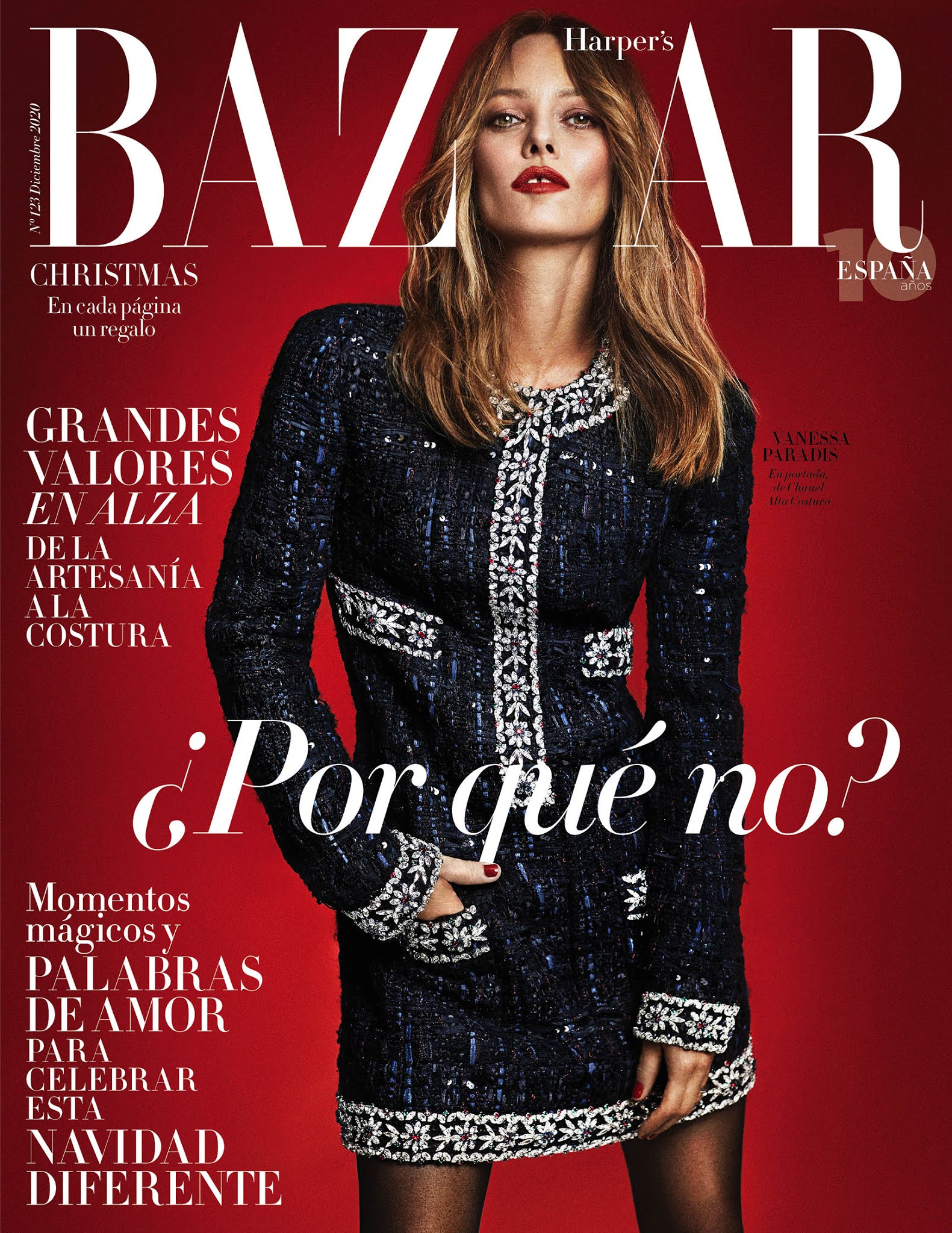 Carmen Kass Harper's Bazaar Spain Xavi Gordo Cover Fashion Editorial