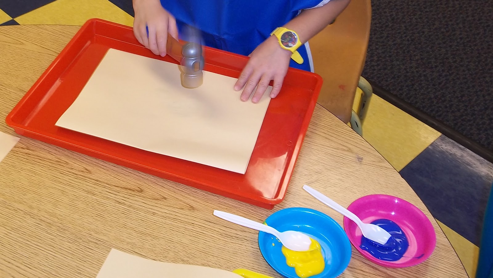 Brick by Brick Hammer Painting