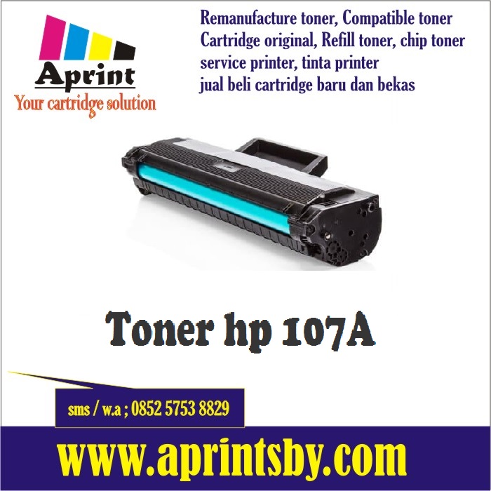 Toner hp 107a compatible cartridge printer hp laserjet siap pakai
