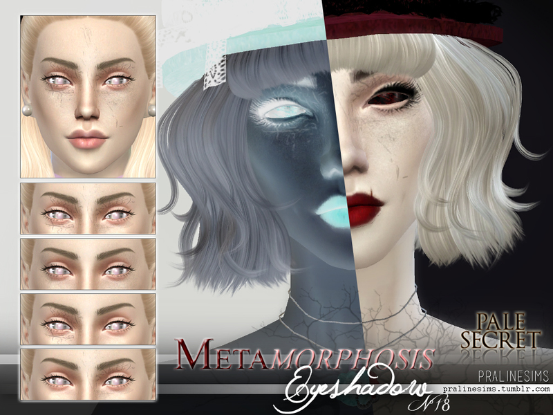 Sims 4 Ccs The Best Metamorphosis Eyeshadow By Pralinesims