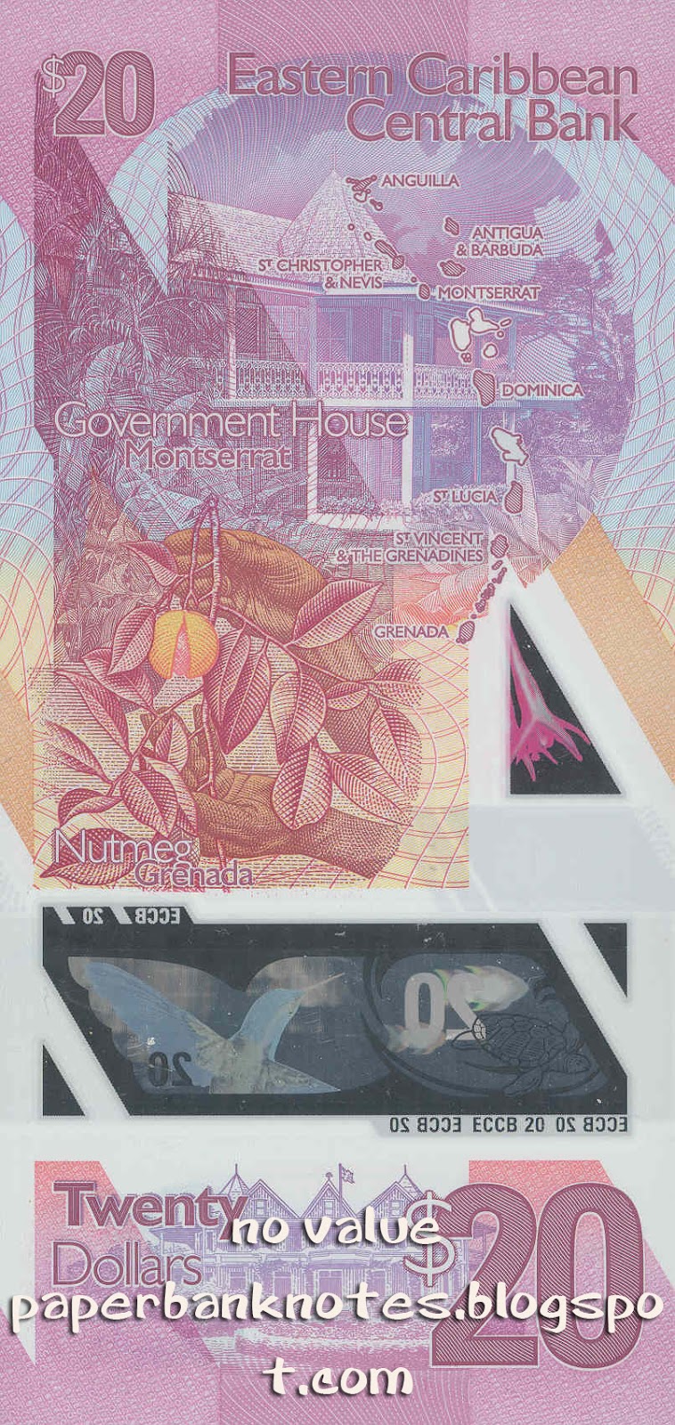 East Caribbean / St. Kitts 2000 - $5 Five Dollars P# 37k1 - PMG Gem UNC 66 EPQ E - Foto 7