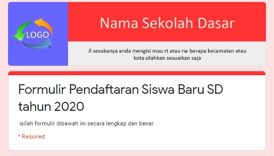 Ujian soal ganda pilihan qwords essay Membuat Google Formulir Pendaftaran Sekolah
