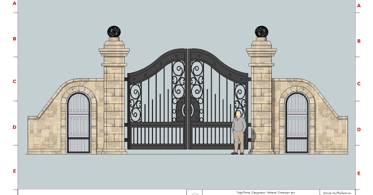 rumahSKETCH IDea: Modeling Pintu Gerbang V2