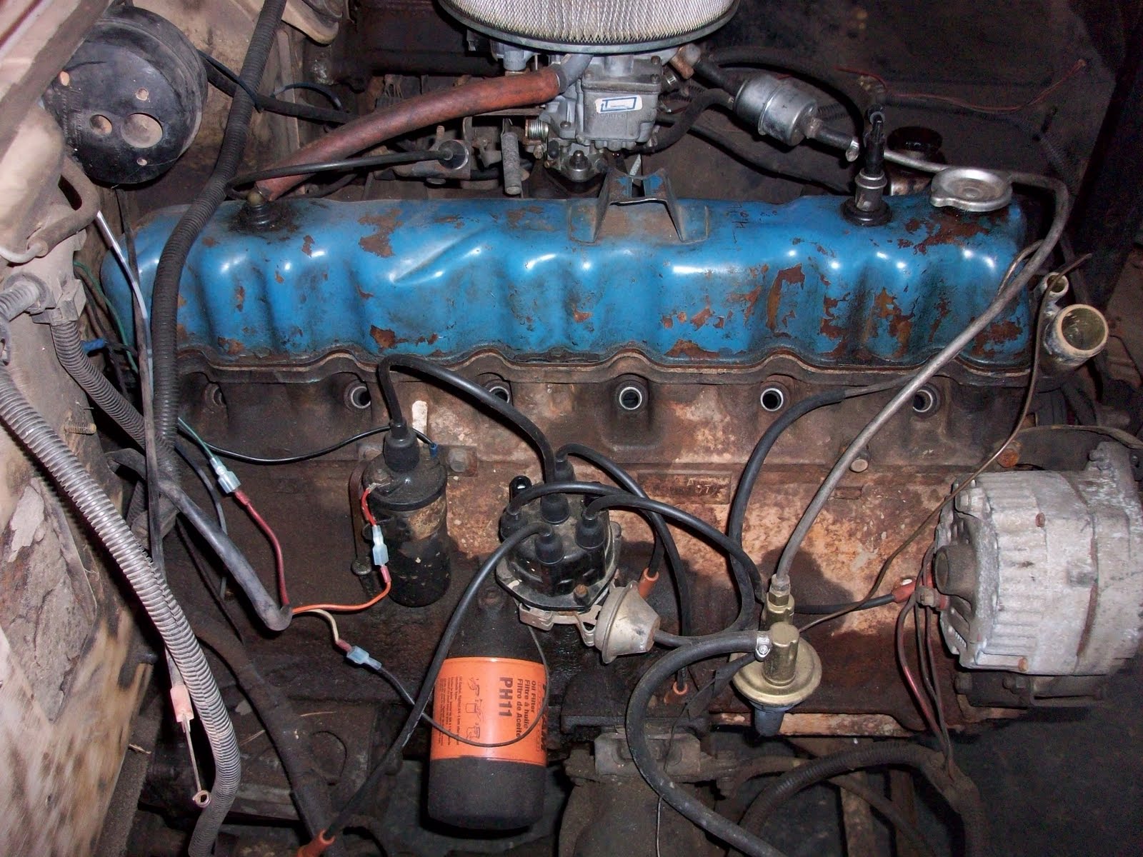 Scott's 1976 Jeep J10 Blog Rebuilt InLine Jeep J10 Engine