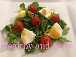 Ensalada De Canónigos, Rúcula Y Mozzarella.
