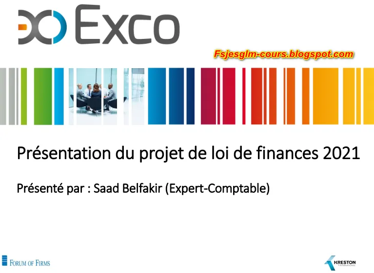 PROJET DE LA LOI DE FINANCES 2021 Maroc