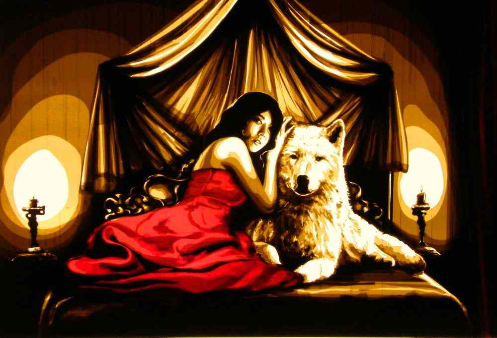 lukisan dengan lakban atau isolatif