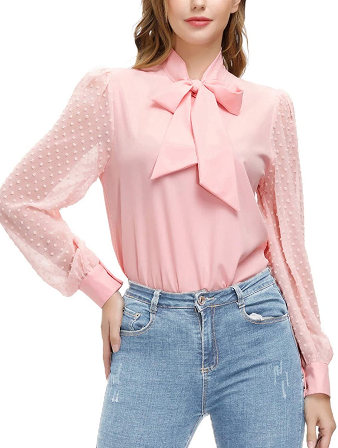 Vintage Bow Tie Blouses Vintage Clothing, Fashion and Style