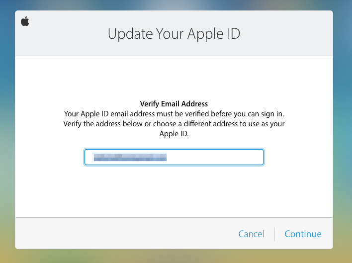 Icloud email adres