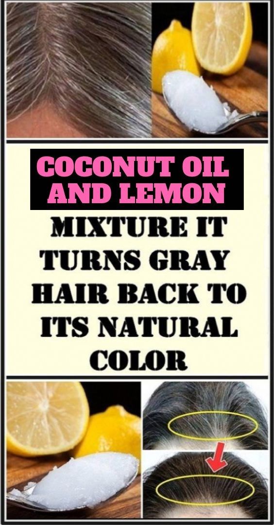 Coconut Oil And Lemon Juice The Best Remedy For Gray Hair medicine