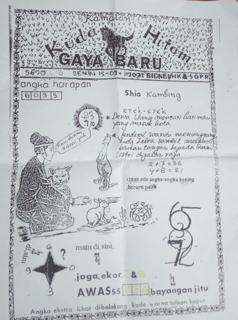 Syair Sdy Senin 15 Maret 2021 Forum Kode Syair Toto