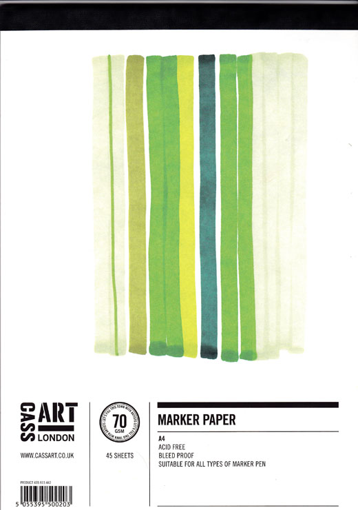 Markers Guild Cass Art London Marker Paper