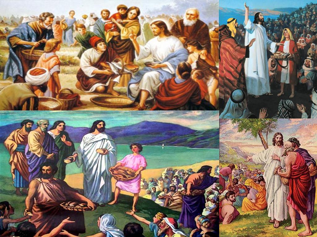 clipart of jesus feeding the five thousand - photo #27