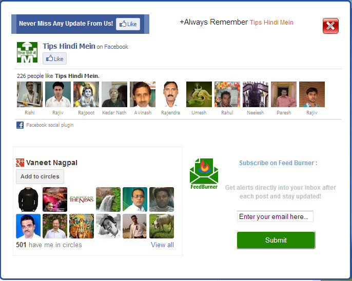 Subscription-popup-box