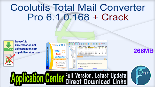 Coolutils Total Mail Converter Pro 6.1.0.168 + Crack_ ZcTeam.id