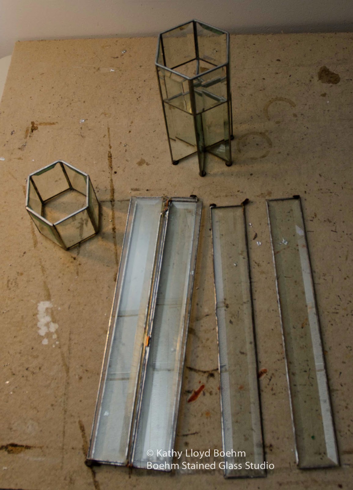 Boehm Stained Glass Blog Beveled Candle Holder Repair