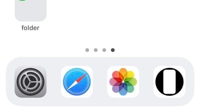 Ios 11 3のiphone Xでは 静止画 でもドックを隠す真っ白な壁紙が使えるように 不思議なiphone壁紙のブログ