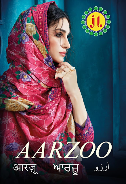 JT Aarzoo lawn Pakistani Suits catalog wholesaler