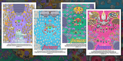 San Diego Comic-Con 2019 Exclusive Marvel’s The Avengers Fine Art Giclee Print Series by 100% Soft x Grey Matter Art