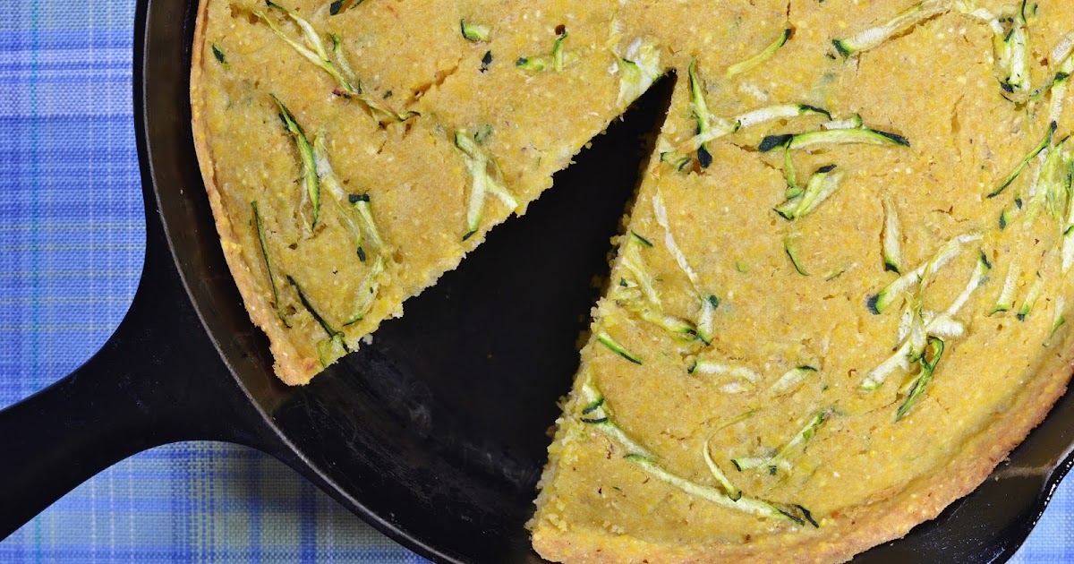 Vegan Magic Time Vegan Zucchini Skillet Cornbread