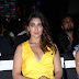 Shriya Saran Displaying Hot Thunder Thighs In Yellow Short Dress at SIIMA Awards 2019