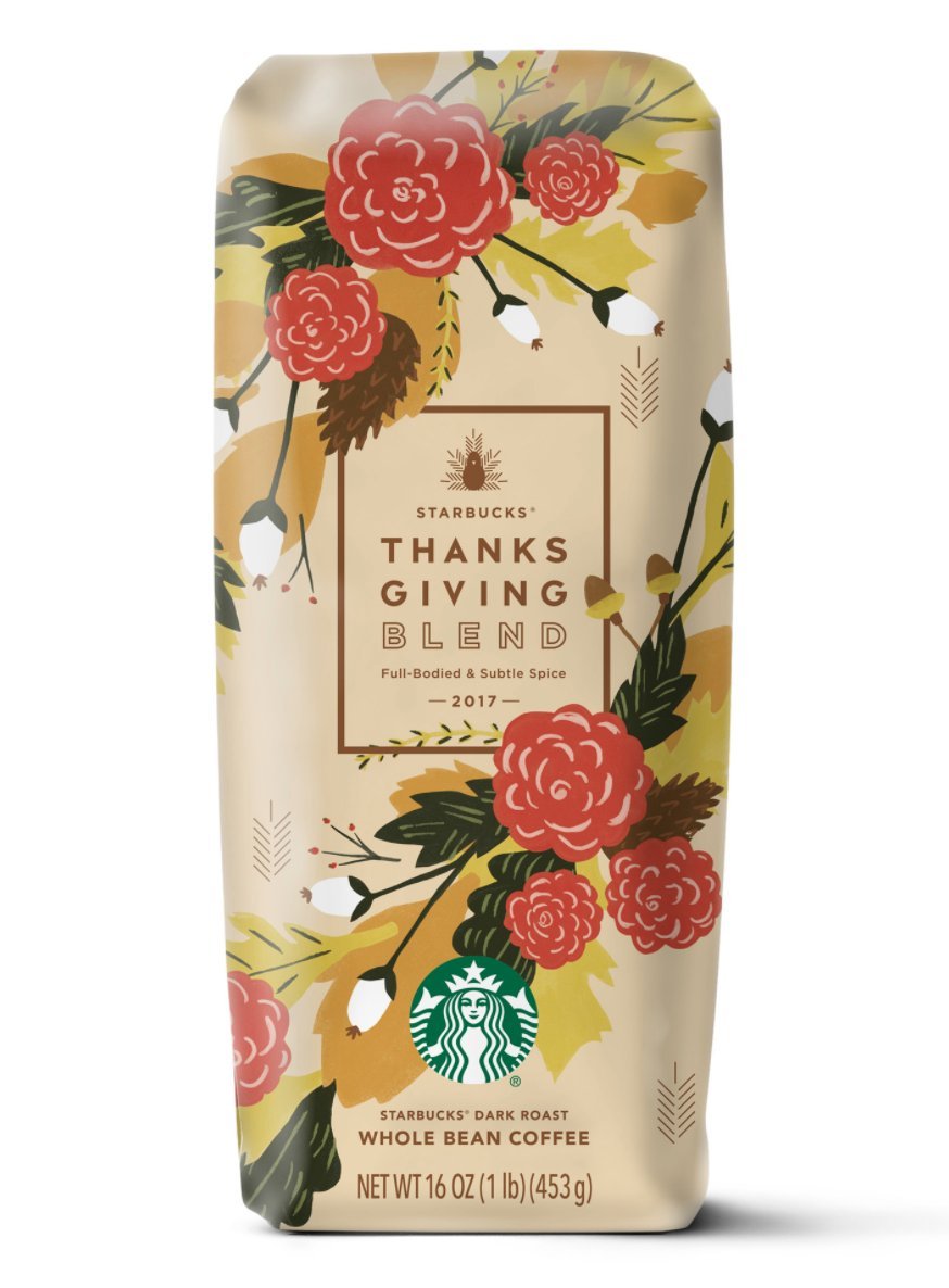STARBUCKS COFFEE DARK ROAST THANKS GIVING BLEND Laguna Cafee