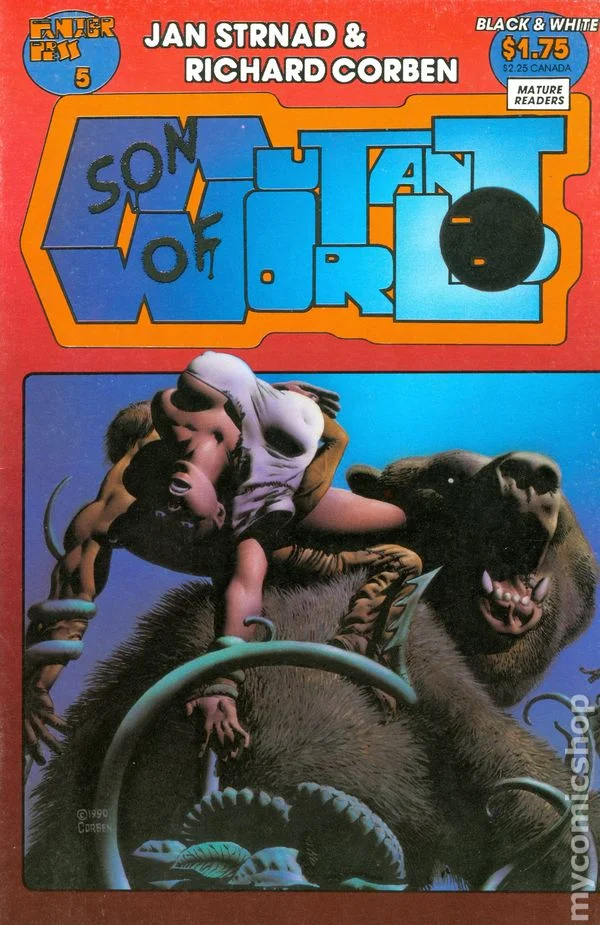 Portada de Son of Mutant World #5, de Richard Corben y Jan Strnad