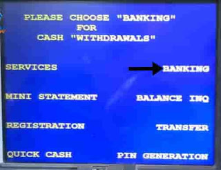 Sbi atm pin change Banking select kare