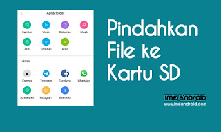 Cara pindahkan file ke kartu sd