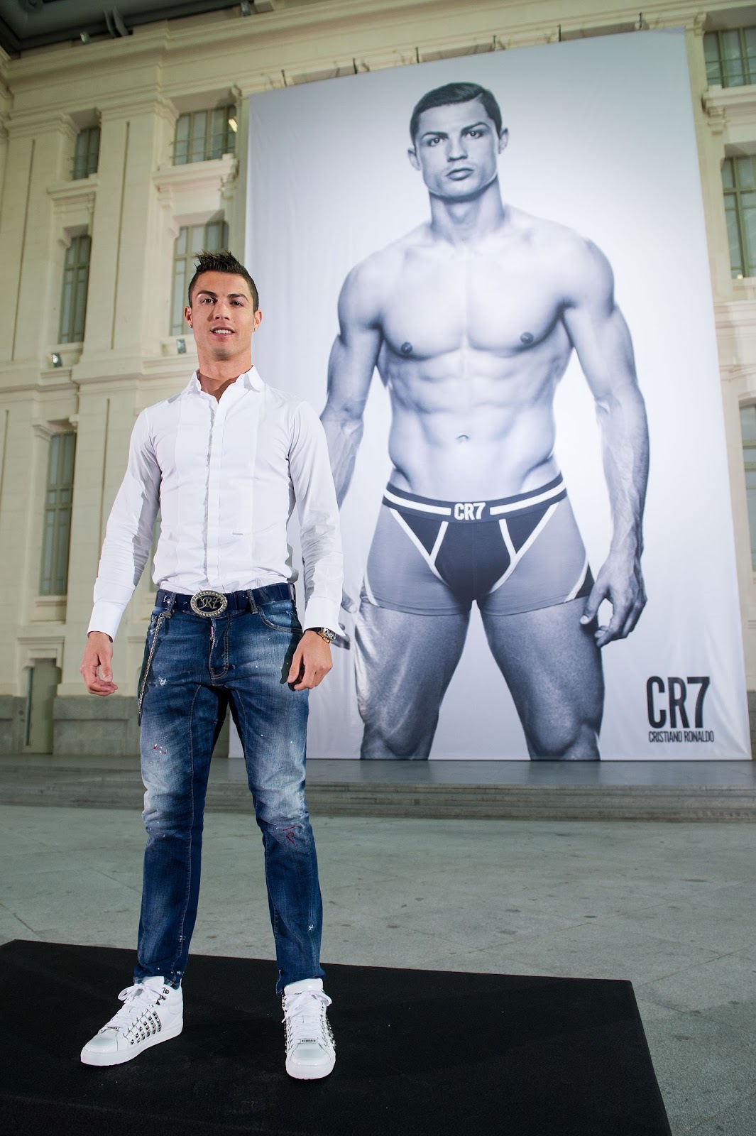 Football player Cristiano Ronaldo's collaboration with fashion designer  Richard Chai