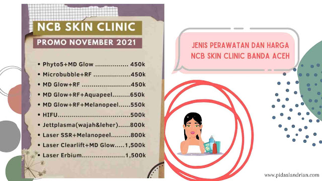 harga perawatan di klinik ellis estetika Banda Aceh