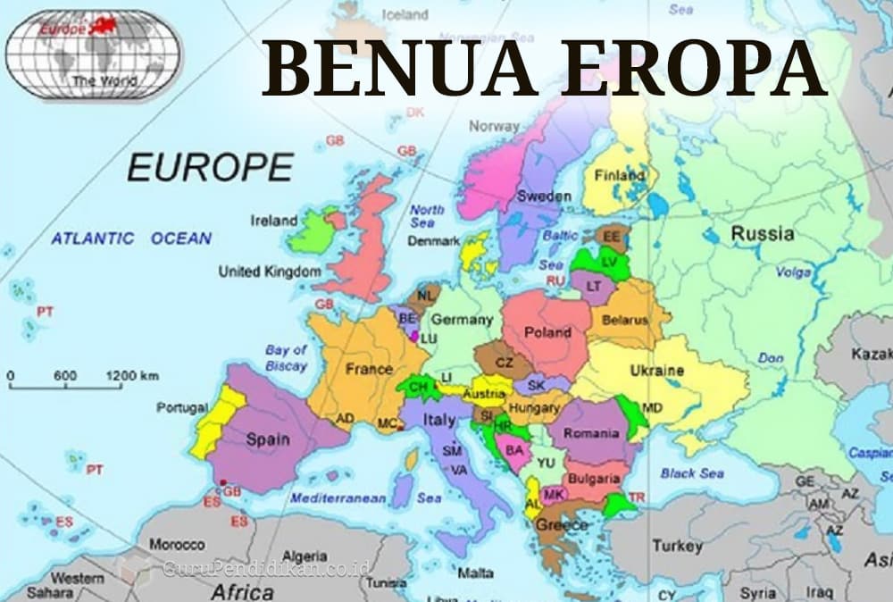 Blog Guru Ips Letak Dan Luas Benua Eropa